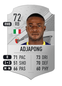 Claud Adjapong Rare 72 OVR