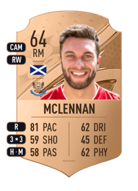 Connor McLennan Rare 64 OVR