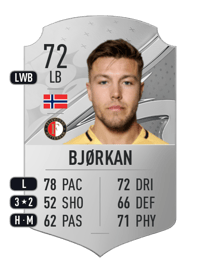 Fredrik Andre Bjørkan Rare 72 OVR