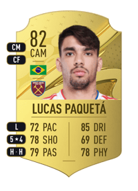 Lucas Paquetá Rare 82 OVR
