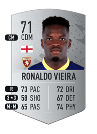 Ronaldo Vieira Common 71 OVR