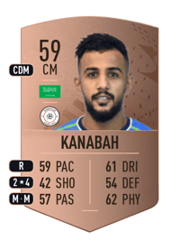 Majed Kanabah Common 59 OVR