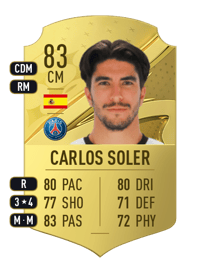 Carlos Soler Rare 83 OVR