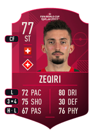 Andi Zeqiri World Cup Player 77 OVR