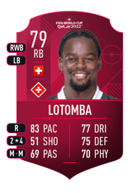 Jordan Lotomba World Cup Player 79 OVR