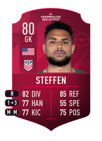 Zack Steffen World Cup Player 80 OVR