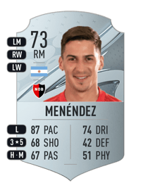 Jonathan Menéndez Rare 73 OVR