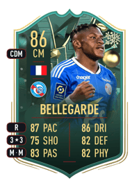 Jean-Ricner Bellegarde WINTER WILDCARDS 86 OVR