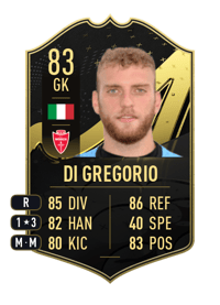 Michele Di Gregorio Team of the Week 83 OVR