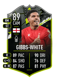 Morgan Gibbs-White SHOWDOWN PLUS 89 OVR