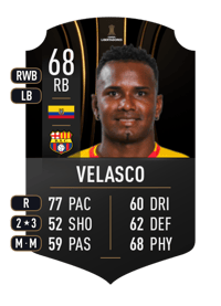 Pedro Velasco CONMEBOL LIBERTADORES 68 OVR