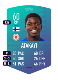 Serge Atakayi World Cup Swap Token 60 OVR
