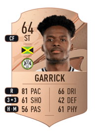 Jordon Garrick Rare 64 OVR