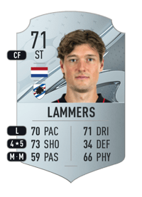 Sam Lammers Rare 71 OVR