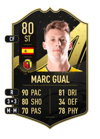 Marc Gual Team of the Week 80 OVR