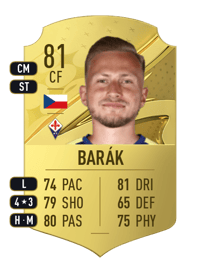 Antonín Barák Rare 81 OVR