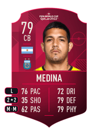 Facundo Medina World Cup Player 79 OVR