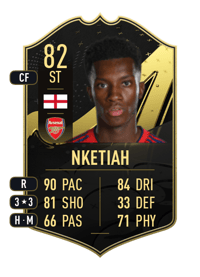 Eddie Nketiah Team of the Week 82 OVR