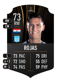 Matías Rojas CONMEBOL LIBERTADORES 73 OVR