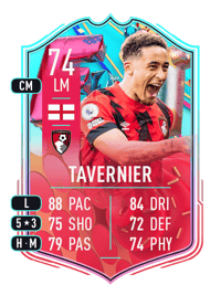 Marcus Tavernier FUT Birthday 74 OVR