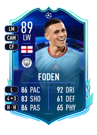 Phil Foden UCL Road to the Knockouts 89 OVR