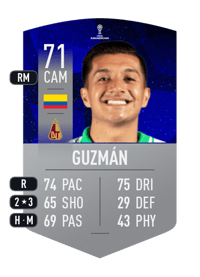 Yeison Guzmán CONMEBOL SUDAMERICANA 71 OVR
