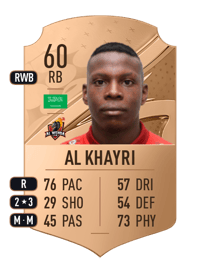 Saad Al Khayri Rare 60 OVR