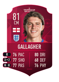 Conor Gallagher World Cup Player 81 OVR