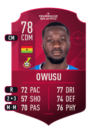 Elisha Owusu World Cup Player 78 OVR