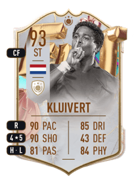 Patrick Kluivert FUT BIRTHDAY ICON 93 OVR