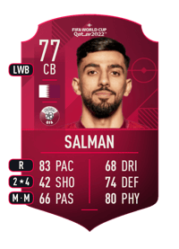 Tarek Salman World Cup Player 77 OVR