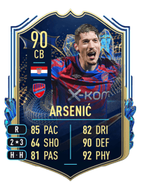 Zoran Arsenić Team of the Season 90 OVR