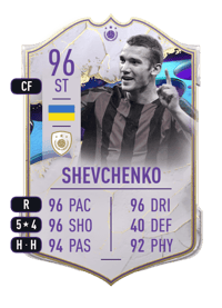 Andriy Shevchenko Cover Stars 96 OVR