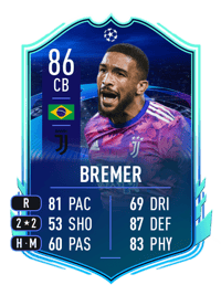 Bremer UCL Road to the Knockouts 86 OVR