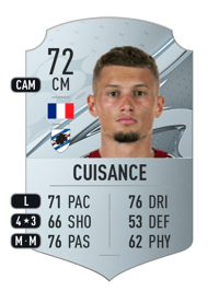 Michaël Cuisance Rare 72 OVR