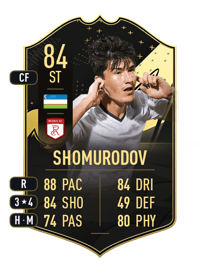Eldor Shomurodov Team of the Week 84 OVR