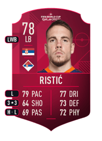 Mihailo Ristić World Cup Player 78 OVR