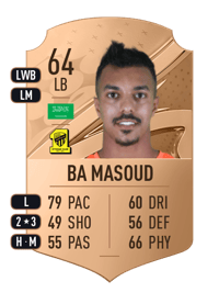 Ahmed Ba Masoud Rare 64 OVR