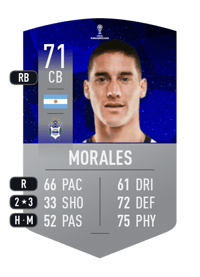 Leonardo Morales CONMEBOL SUDAMERICANA 71 OVR