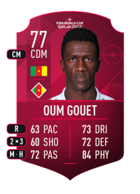 Samuel Oum Gouet World Cup Player 77 OVR