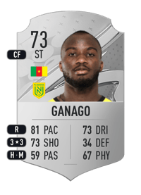 Ignatius Ganago Rare 73 OVR