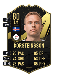 Jón Dagur Þorsteinsson Team of the Week 80 OVR