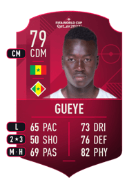 Pape Gueye World Cup Player 79 OVR