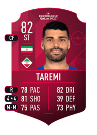 Mehdi Taremi World Cup Player 82 OVR