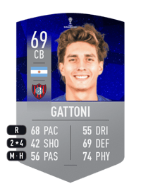 Federico Gattoni CONMEBOL SUDAMERICANA 69 OVR