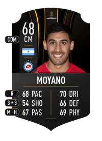 Franco Moyano CONMEBOL LIBERTADORES 68 OVR
