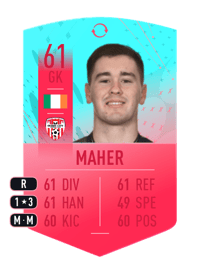Brian Maher FUT Birthday Swaps Token 61 OVR