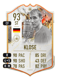 Miroslav Klose Trophy Titans ICON 93 OVR