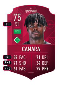 Haroune Camara World Cup Player 75 OVR