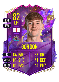 Anthony Gordon FUT Future Stars 82 OVR
